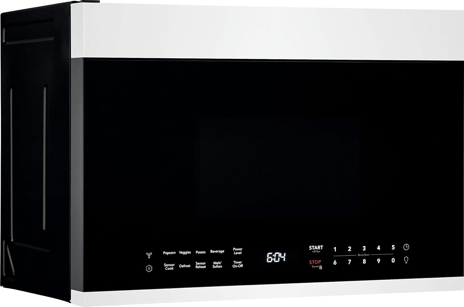 image:imageFrigidaire 14 Cu Ft Compact OvertheRange Microwave in White with Automatic Sensor CookingWhite