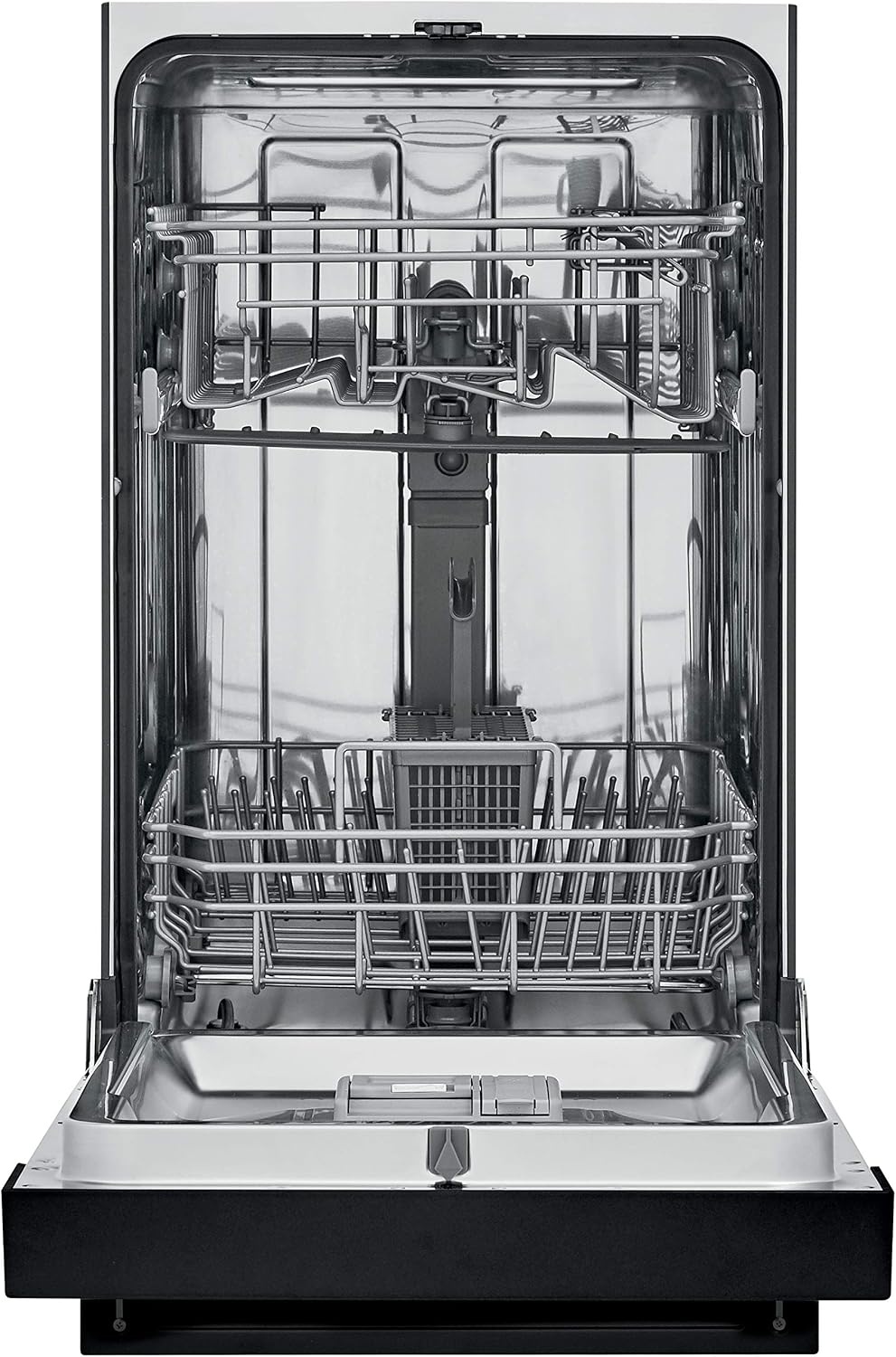 image:imageFrigidaire 18 in ADA Compact Front Control Dishwasher in Black with Dual Spray Arms 52 dBA includes roomofchoice deliveryBlack
