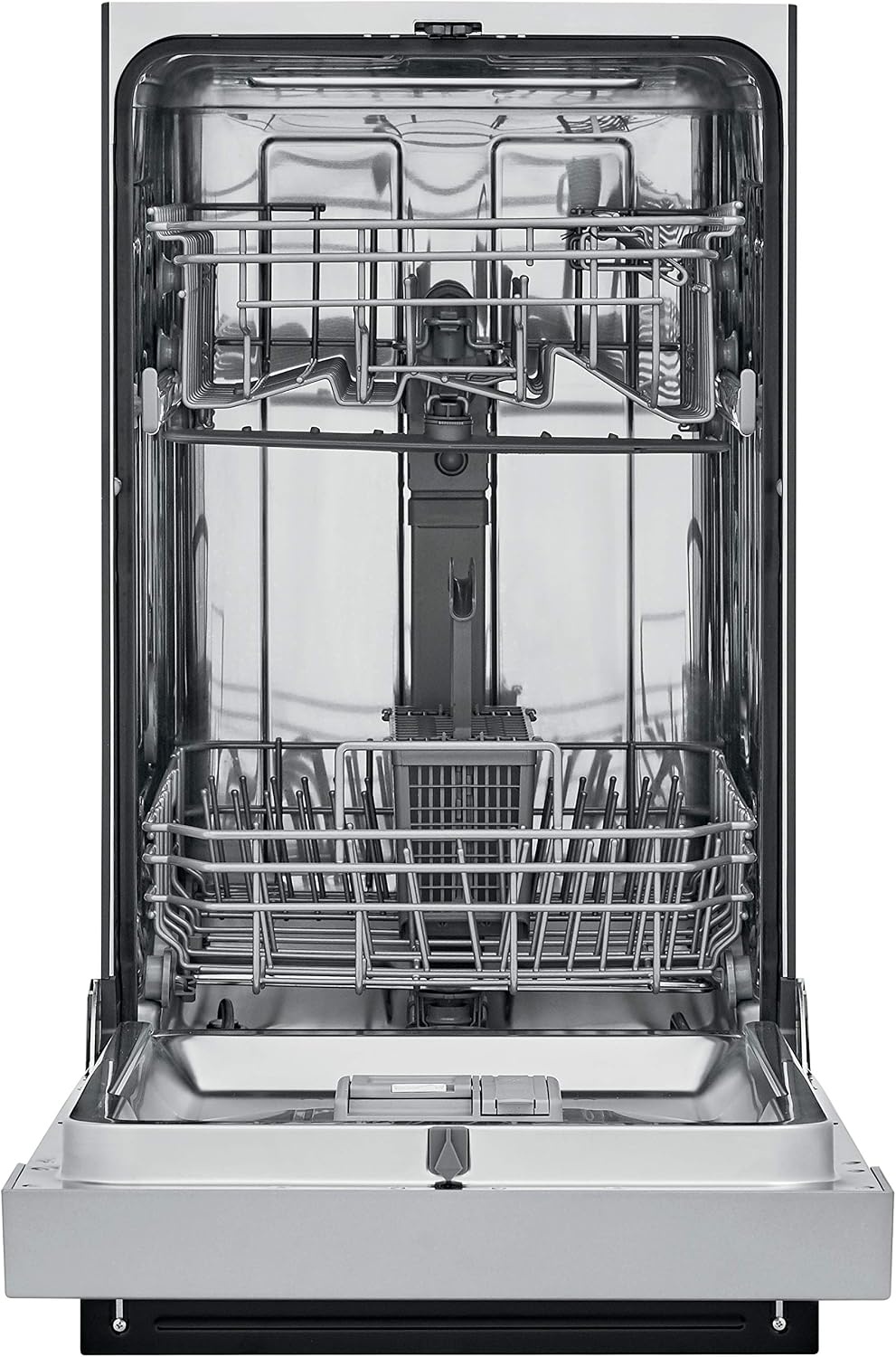 image:imageFrigidaire 18 in ADA Compact Front Control Dishwasher in Black with Dual Spray Arms 52 dBA includes roomofchoice deliverySilver