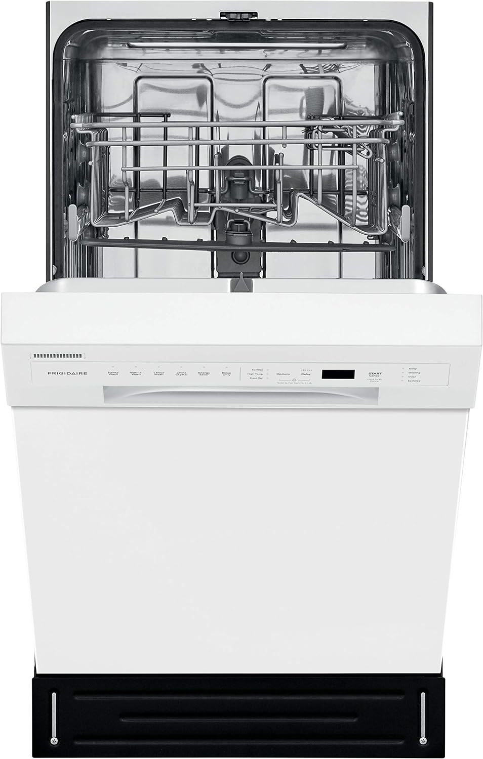 image:imageFrigidaire 18 in ADA Compact Front Control Dishwasher in Black with Dual Spray Arms 52 dBA includes roomofchoice deliveryWhite