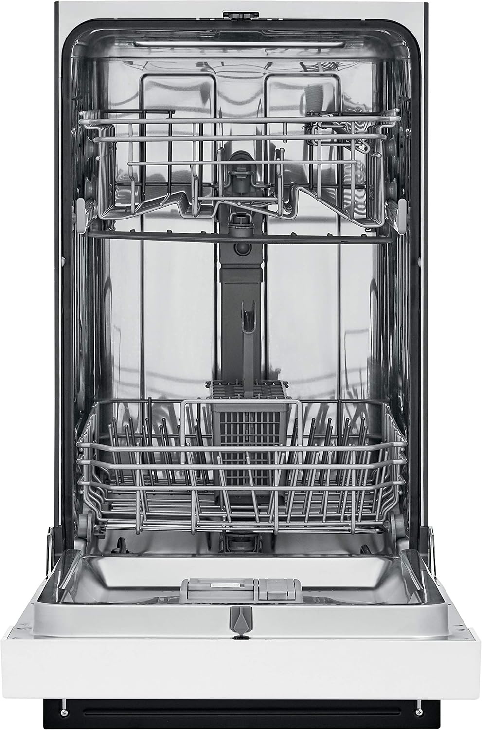 image:imageFrigidaire 18 in ADA Compact Front Control Dishwasher in Black with Dual Spray Arms 52 dBA includes roomofchoice deliveryWhite