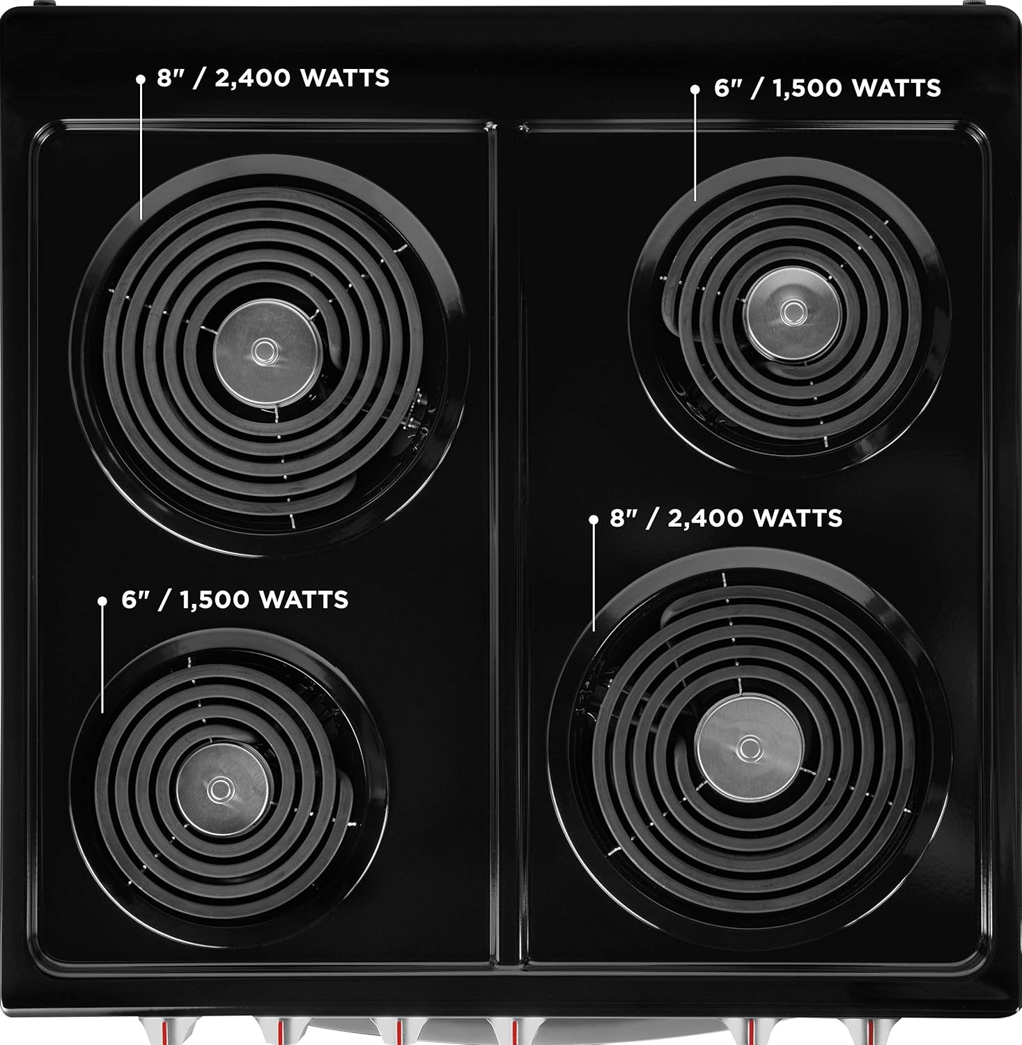 image:imageFrigidaire 24 in 19 Cu Ft Electric Range in Stainless Steel with Hidden Bake ADA CompliantStainless Steel