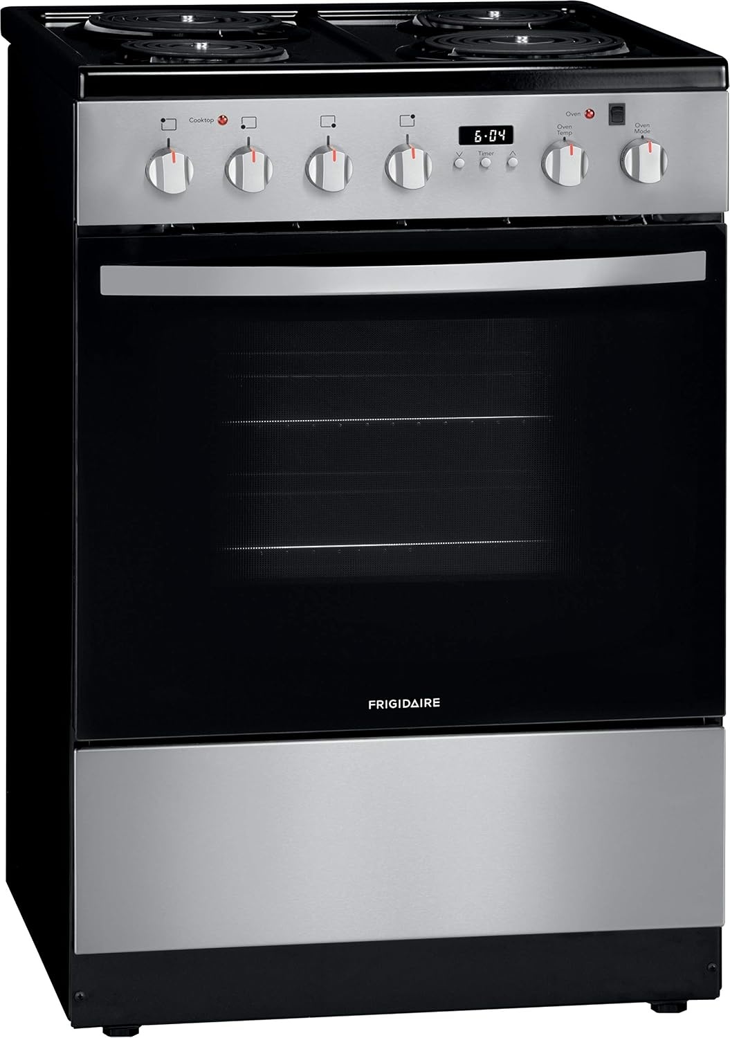 image:imageFrigidaire 24 in 19 Cu Ft Electric Range in Stainless Steel with Hidden Bake ADA CompliantStainless Steel