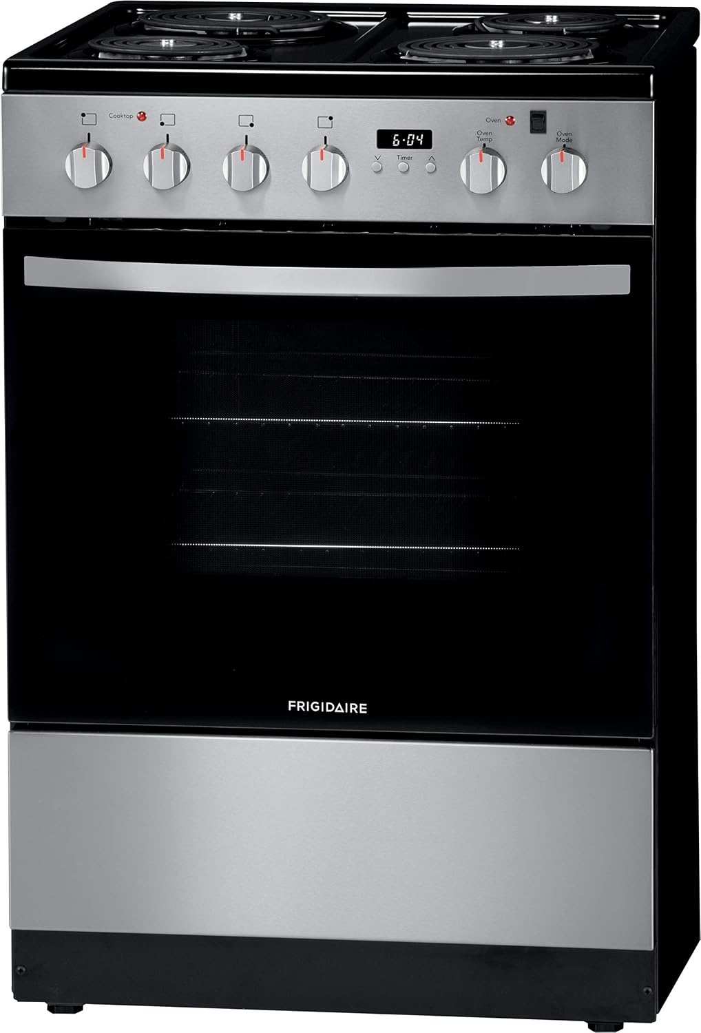 image:imageFrigidaire 24 in 19 Cu Ft Electric Range in Stainless Steel with Hidden Bake ADA CompliantStainless Steel