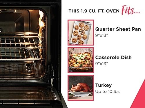 image:imageFrigidaire 24 in 19 Cu Ft Electric Range in Stainless Steel with Hidden Bake ADA CompliantWhite