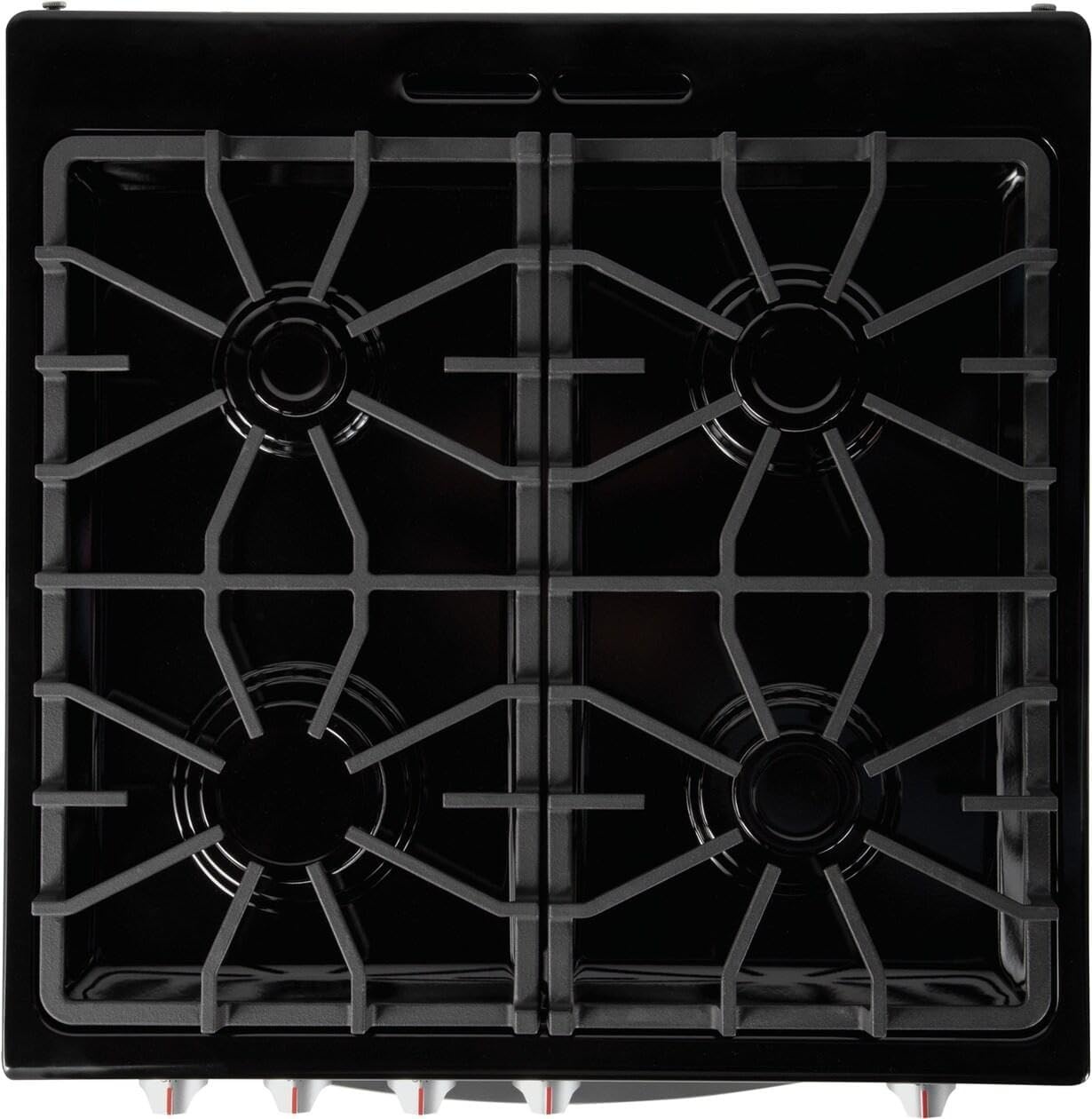 image:imageFrigidaire 24 in 19 Cu Ft Gas Range in Stainless Steel with Continuous Cast Iron Grates ADA CompliantStainless Steel