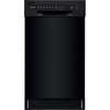 image:imageFrigidaire 18 in ADA Compact Front Control Dishwasher in Black with Dual Spray Arms 52 dBA includes roomofchoice deliveryBlack