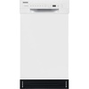 image:imageFrigidaire 18 in ADA Compact Front Control Dishwasher in Black with Dual Spray Arms 52 dBA includes roomofchoice deliveryWhite