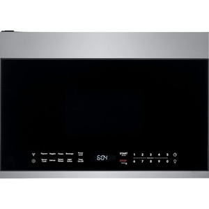 Frigidaire 1.4 Cu. Ft. Compact Over-the-Range Microwave in White with Automatic Sensor Cooking(Stainless Steel)