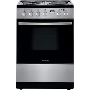 Frigidaire 24 in. 1.9 Cu. Ft. Electric Range in Stainless Steel with Hidden Bake, ADA Compliant(Stainless Steel)
